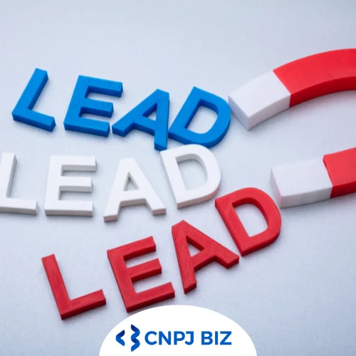 Leads Quentes - Imã com três palavras "lead" perto dele.